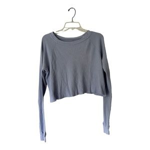Brandy Melville Blue Long Sleeve Top